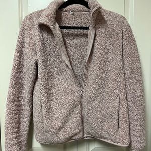 Uniqlo Blush Fuzzy Jacket